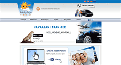 Desktop Screenshot of antalyaexpotransfer.com